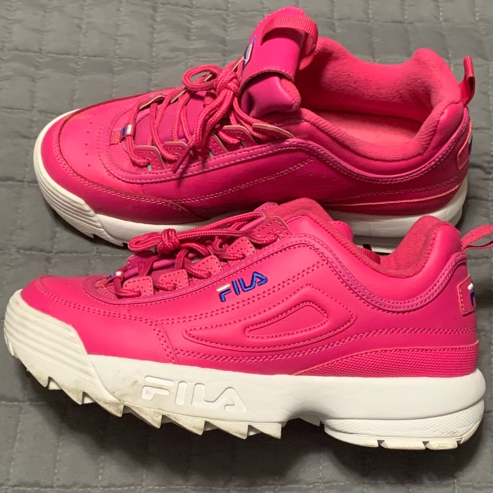 Pink Fila Sneakers